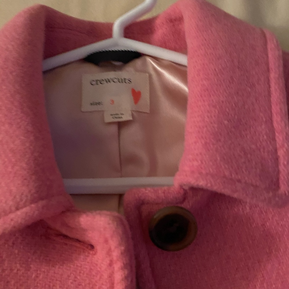 Crewcut coat for little girls